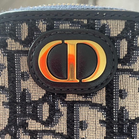 SOLD-Christian Dior blue Oblique Jacquard phone holder - Picture 11 of 11